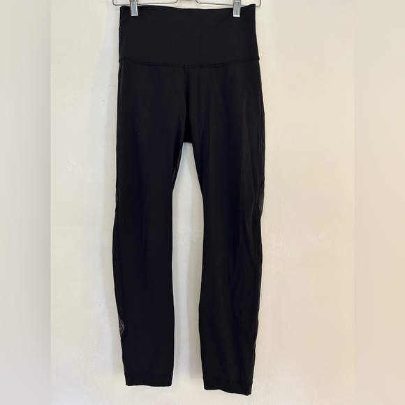 🖤 LULULEMON Mesh-Back High Waist Leggings Size 6 - Picture 3 of 5